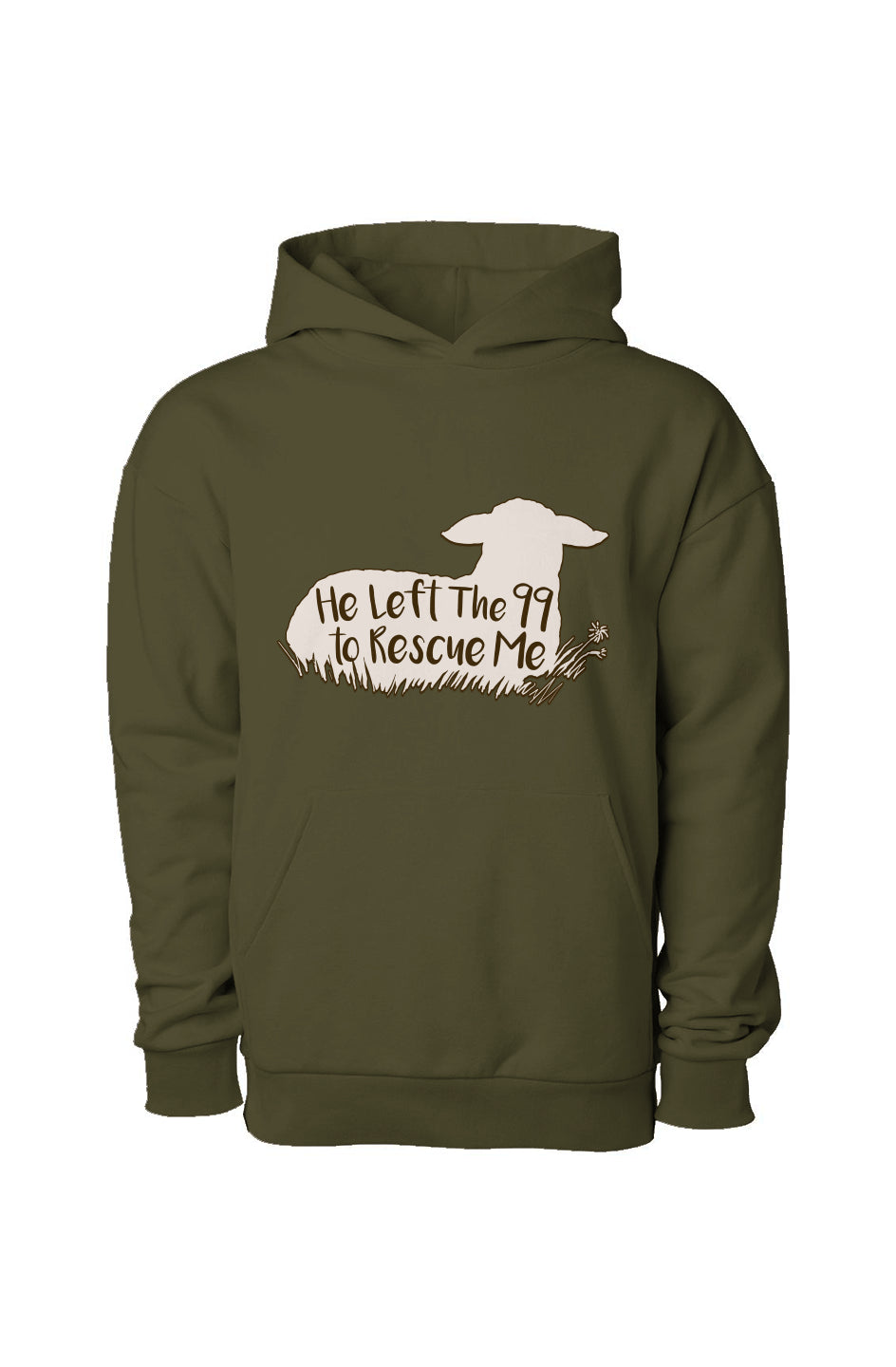 He Left The 99 Pullover Hooded Sweatshirt