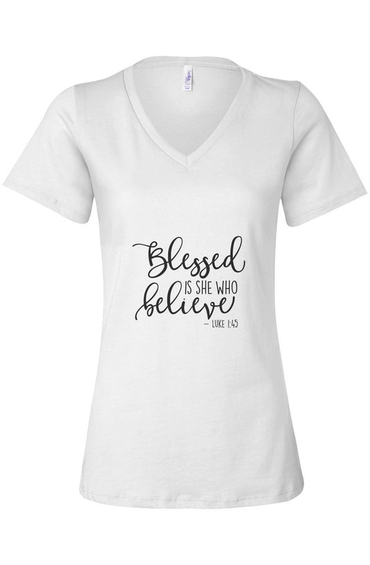 Blessed Is She Who Believe T-Shirt