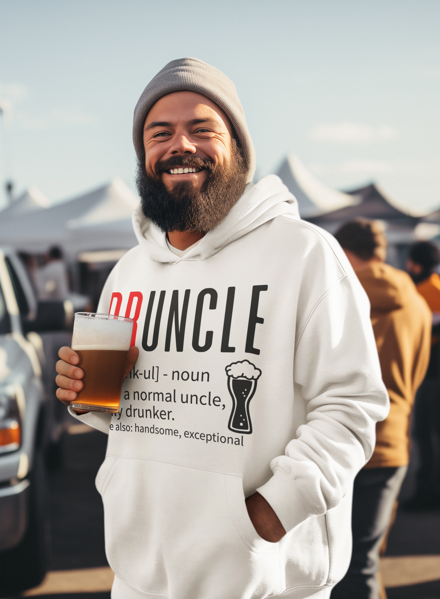 Druncle Pullover Hooded Sweatshirt