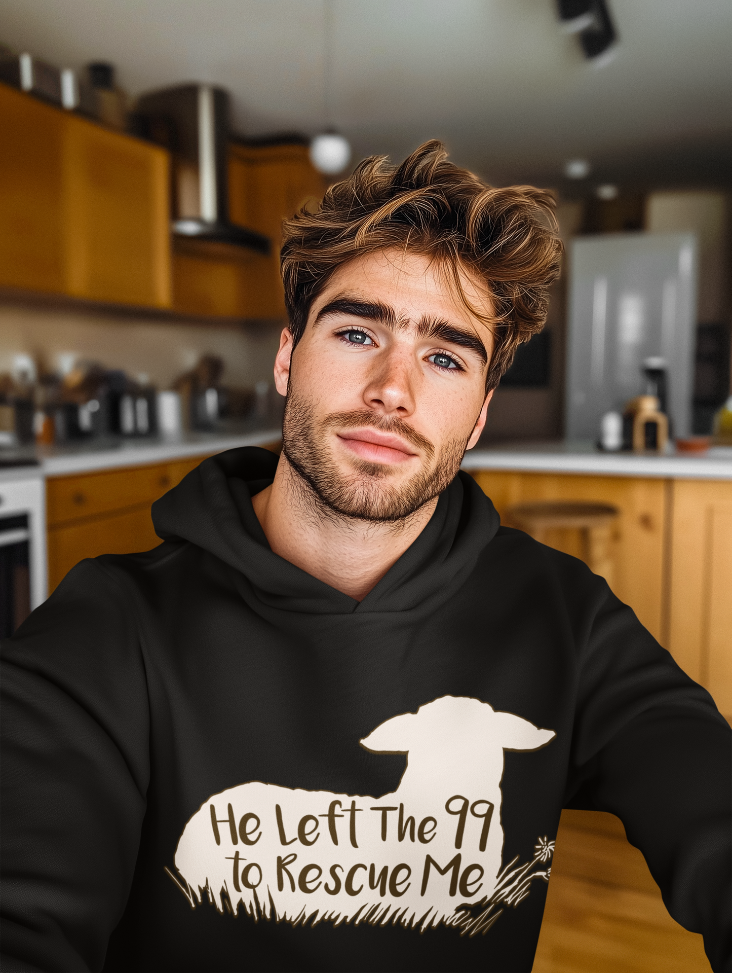 He Left The 99 Pullover Hooded Sweatshirt
